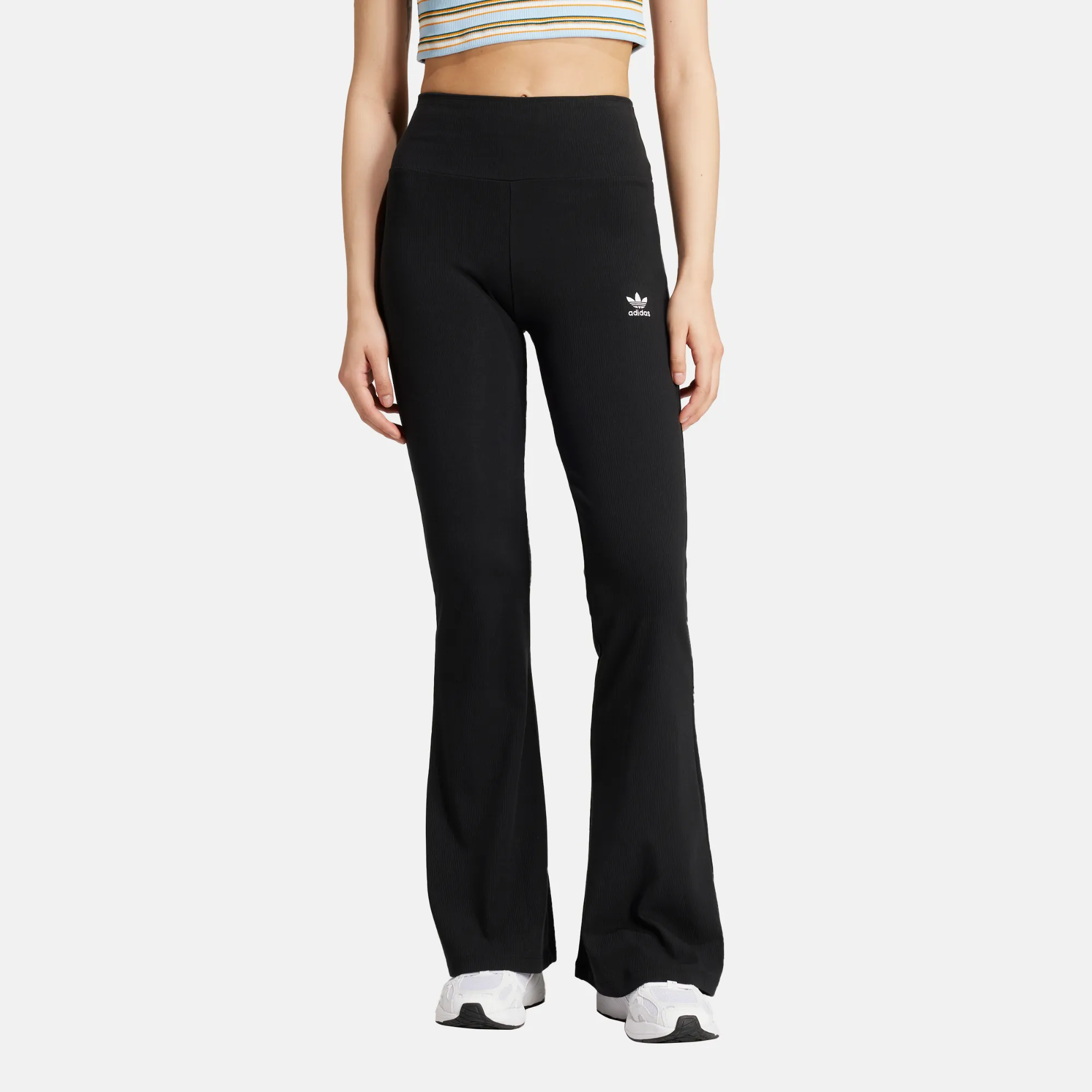 Adidas Women's Black Essential Bell Bottom Leggings