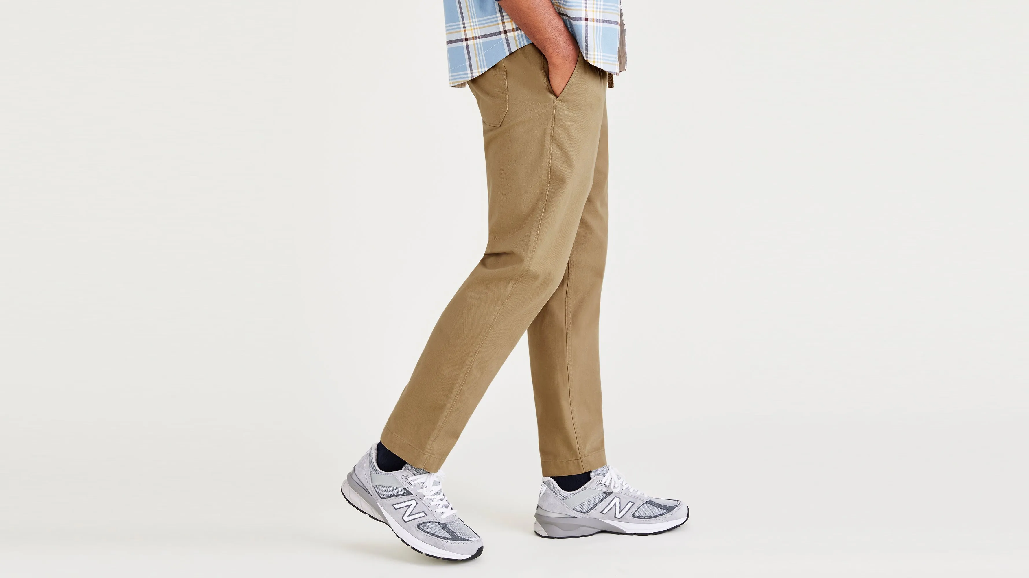 California Pull-On Khakis, Straight Tapered Fit