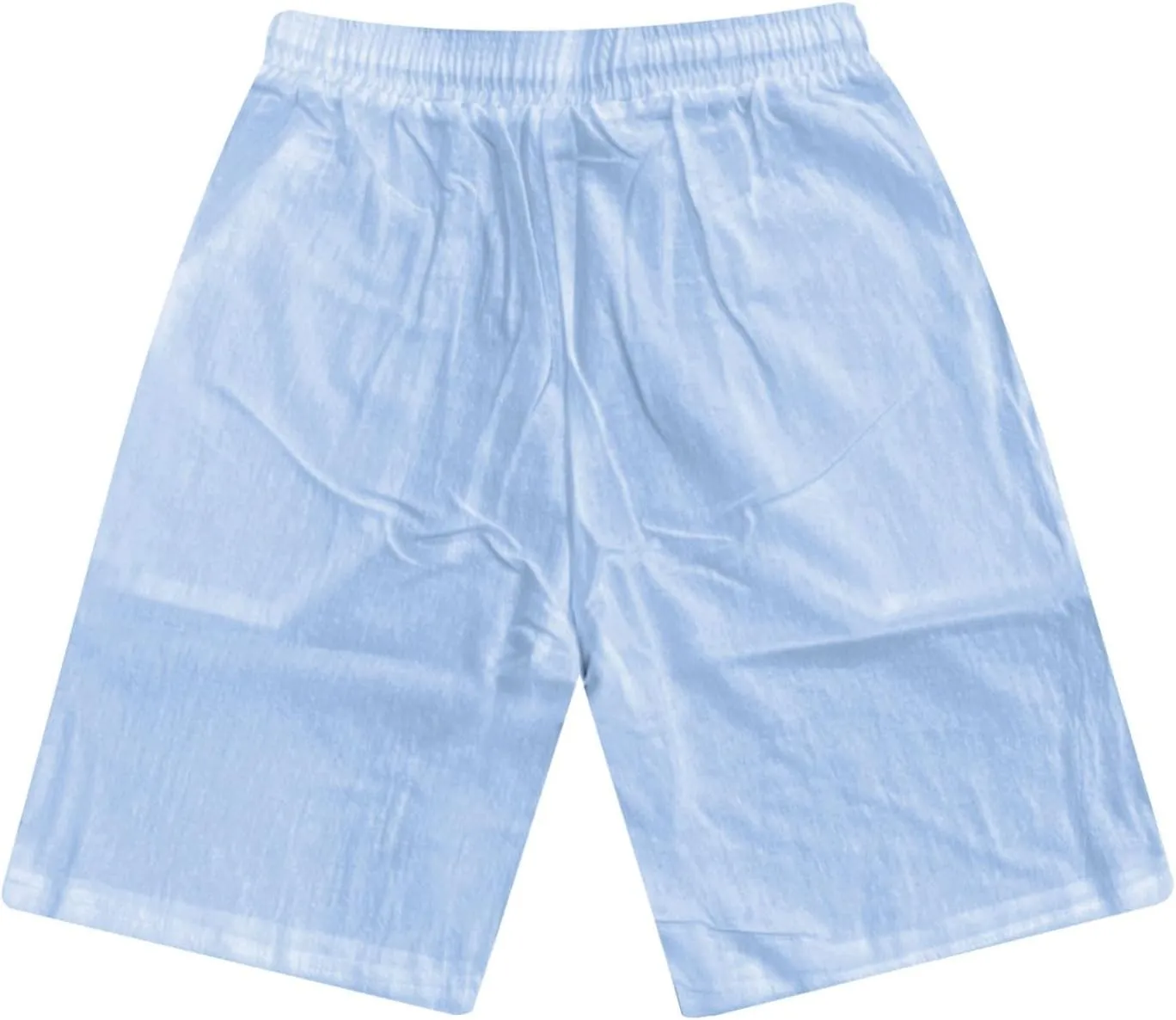Cotton Linen Shorts for Men Casual Solid Color Baggy Shorts Breathable Pants Gym Running Thin Pants 2025 Summer