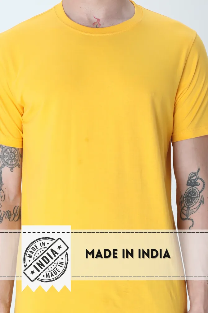 Golden Yellow T-shirt for men