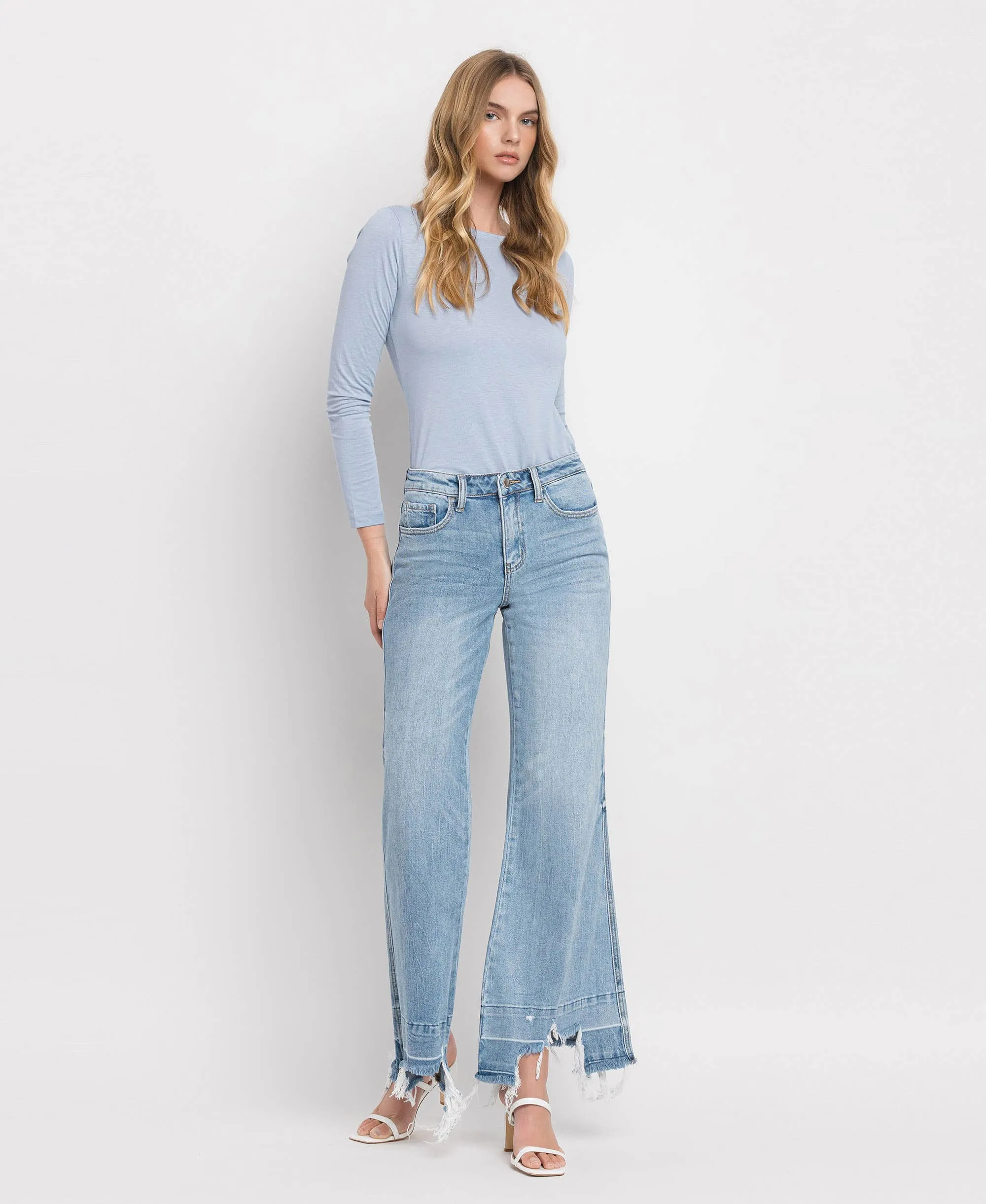 HIGH RISE FLARE JEANS