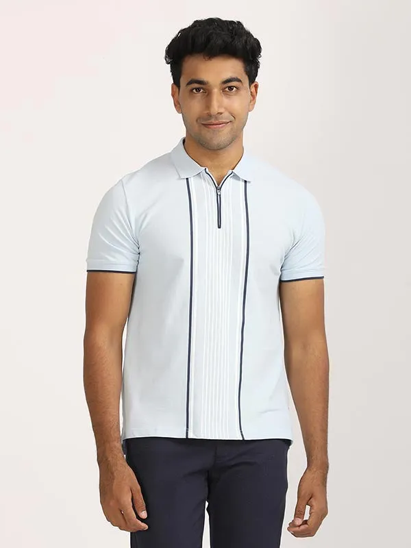 Men Stripes Polo T-Shirt