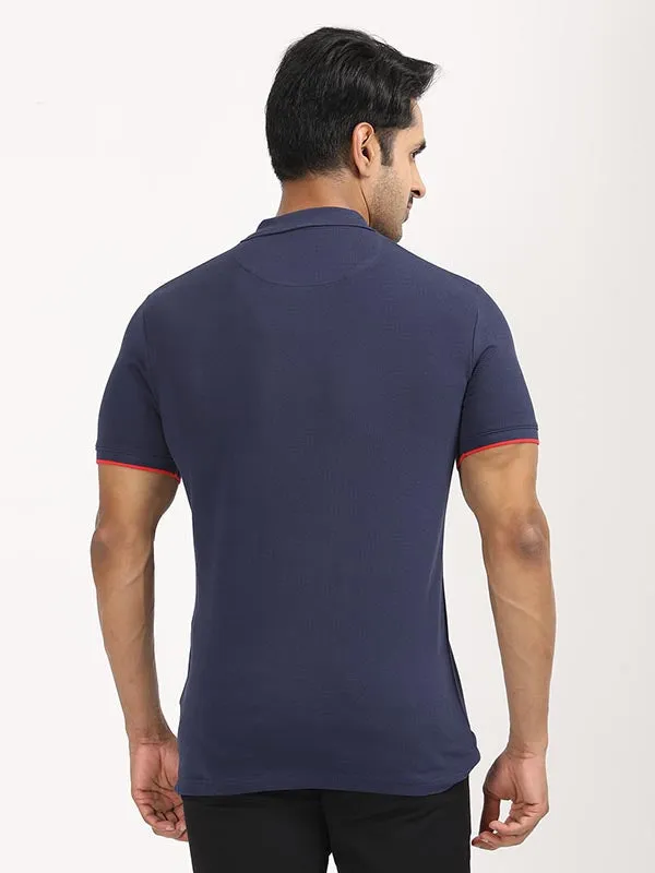 Men Stripes Polo T-Shirt