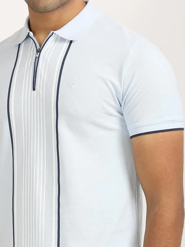 Men Stripes Polo T-Shirt