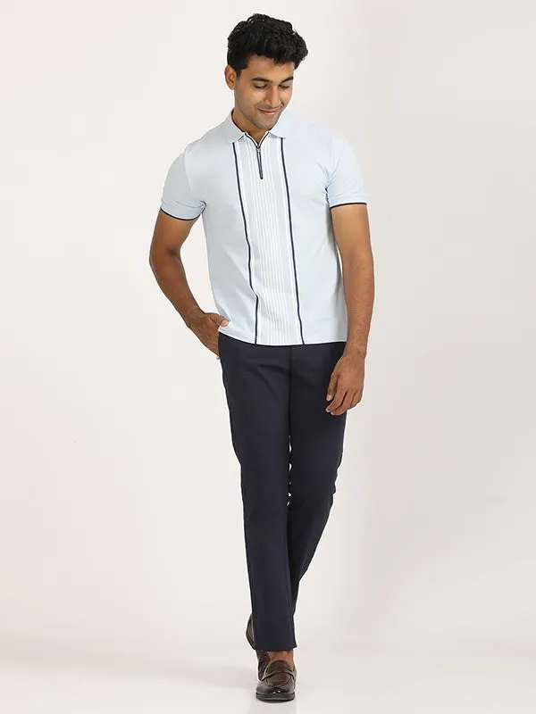 Men Stripes Polo T-Shirt