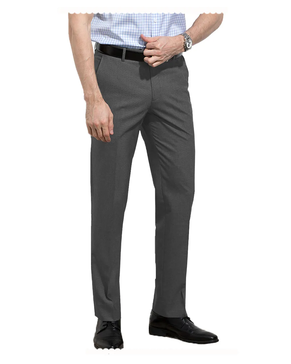 Men's Formal Suit Pants Regular Fit Trousers