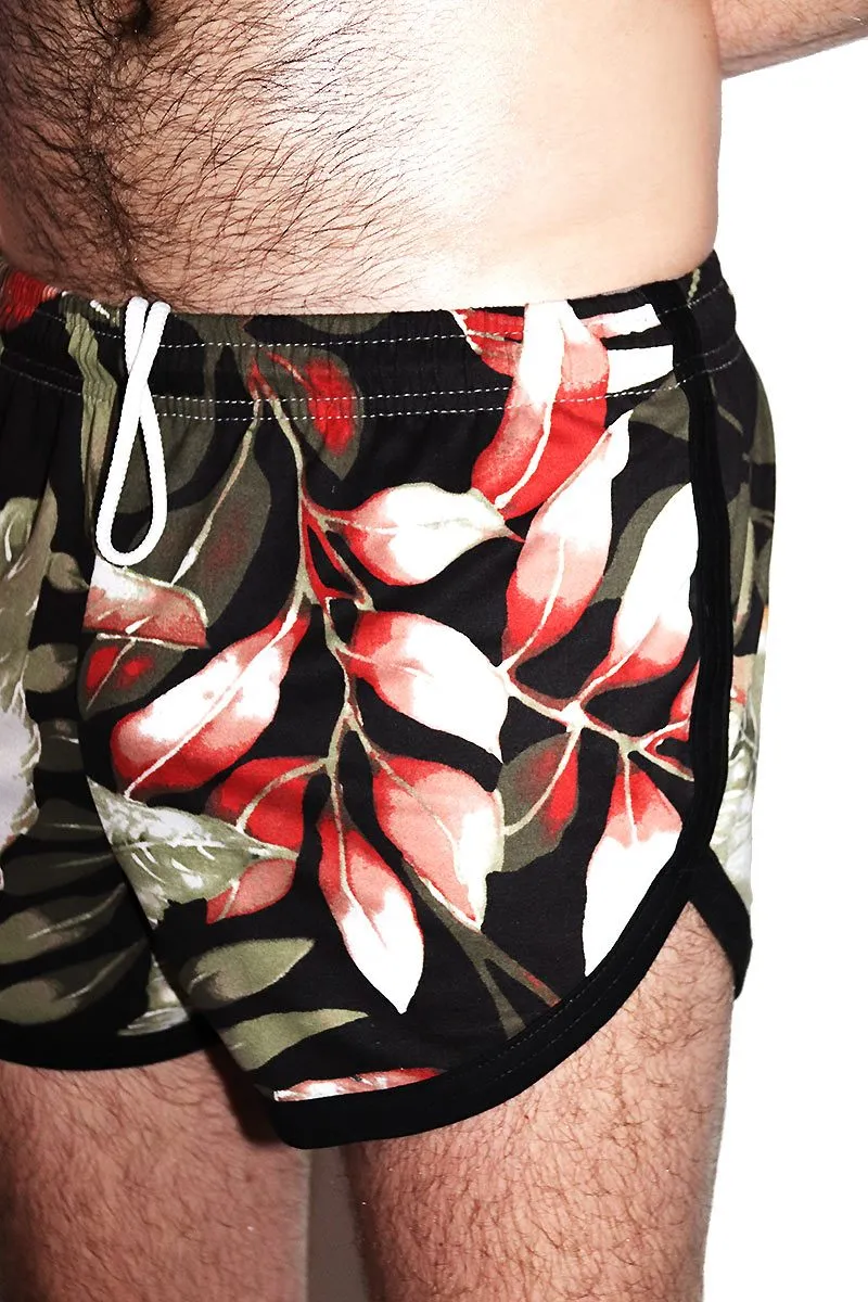 Palma Running Shorts-Black