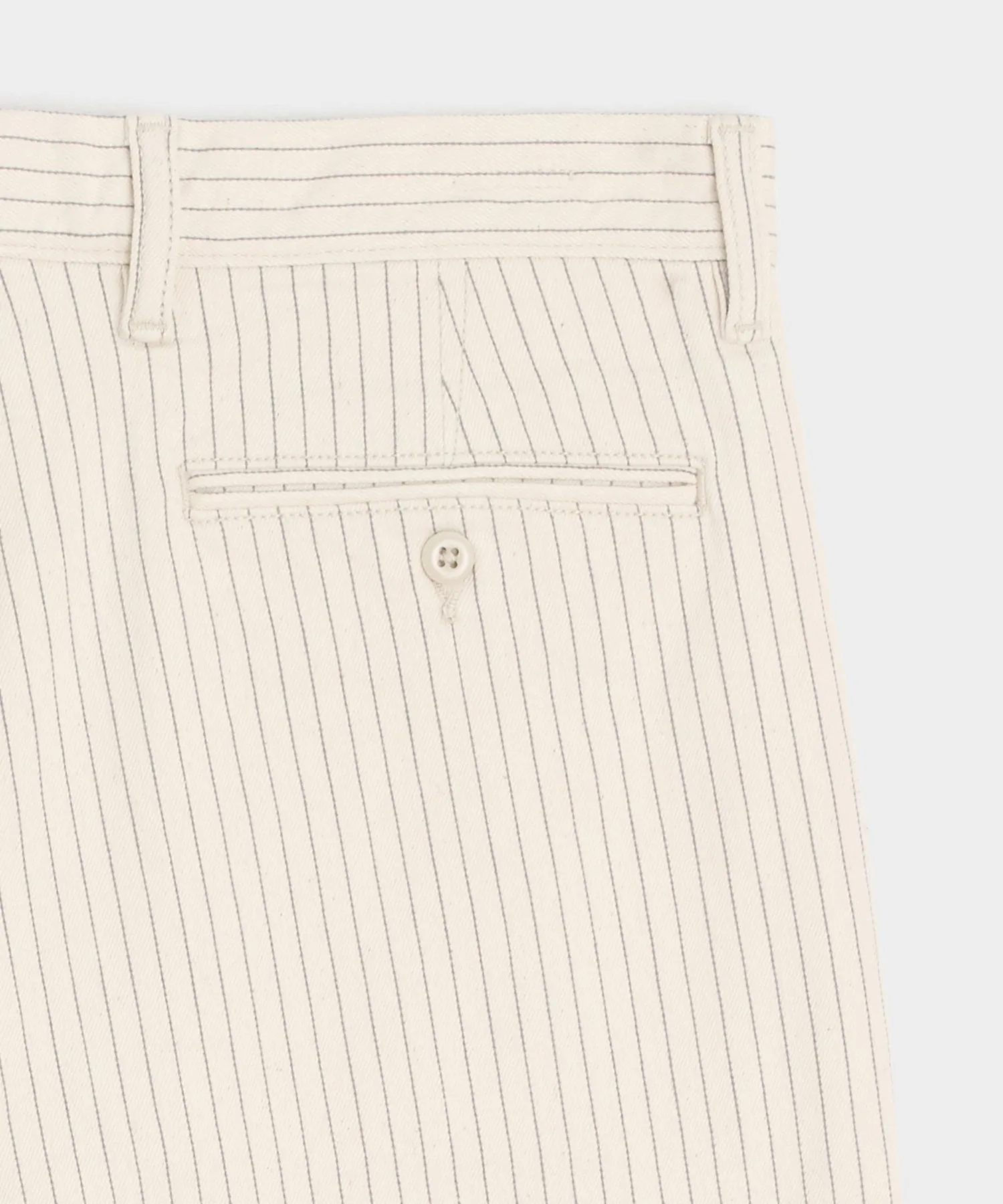 Relaxed Striped Denim Chino