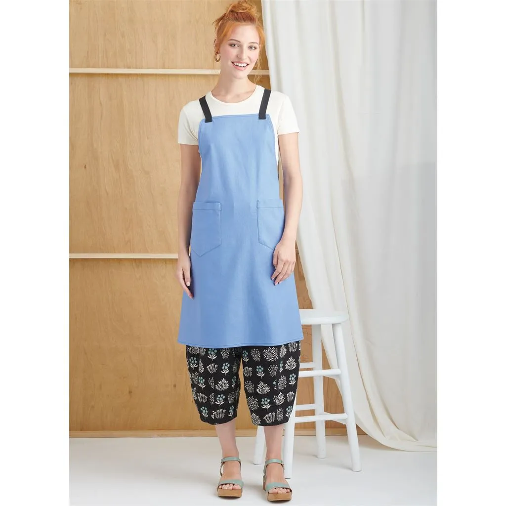 Simplicity Sewing Pattern S9907 Misses' Aprons and Pants By Elaine Heigl Designs