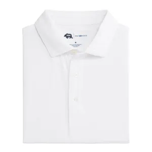 Solid Performance Polo - White