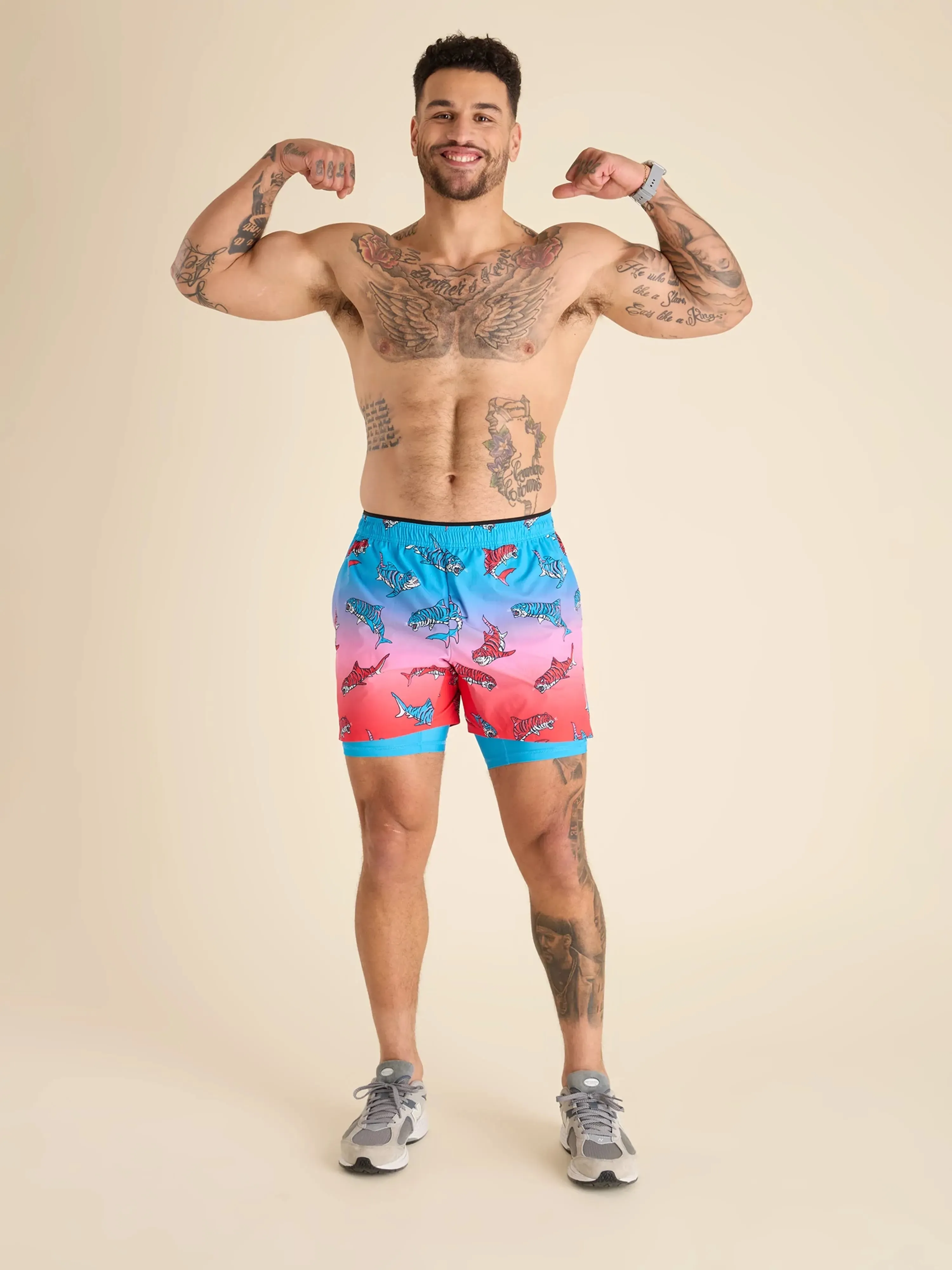 The Shred, White, And Blues  5.5" (Ultimate Training Short)