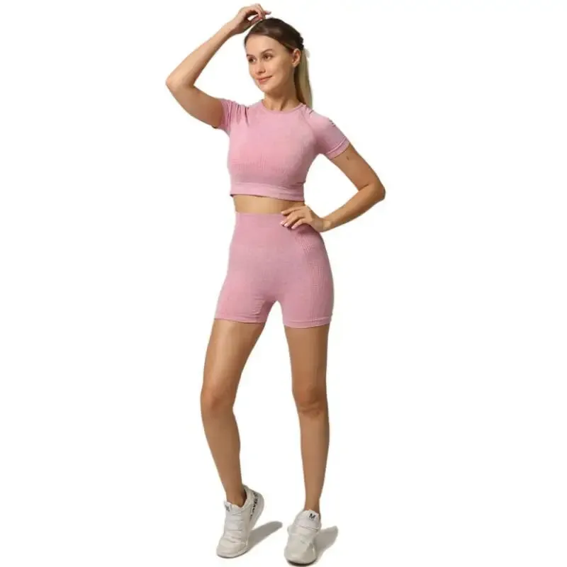 Women's Seamless High Waist Yoga Set - 2 Piece